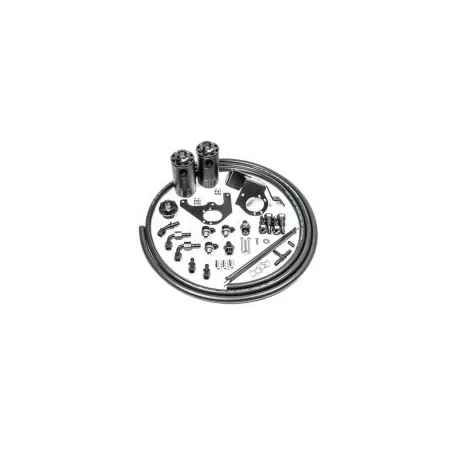 Dual Catch Can Kit Radium Engineering for Cadillac CTS-V 2009-2015 Fluid Lock