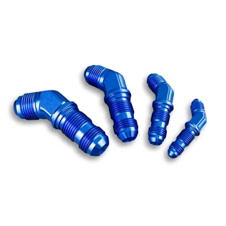 AN6 45' Nypel grodziowy męsko-męski JIC Niebieski