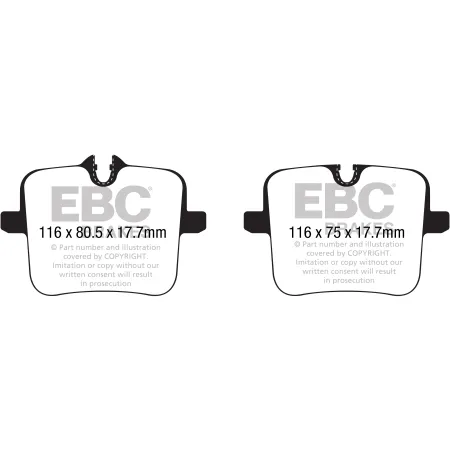 DP42342R Klocki hamulcowe YELLOWSTUFF EBC Brakes