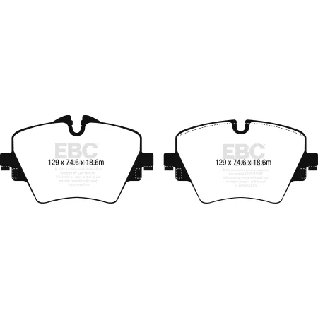 DP62245 Klocki hamulcowe GREENSTUFF EBC Brakes BMW X1 F48 X2 F39 X2 xDrive F39 X3 G01 X4 G02 BMW X3 G01 X4