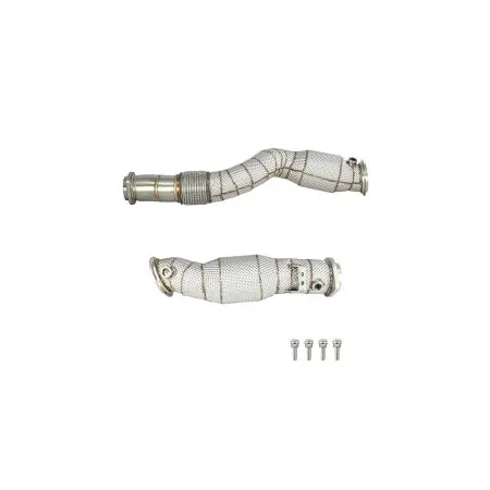 Downpipe FMIC.Pro BMW M2 M3 M4 G20 G80 S58 B30 2020- z katalizatorem i osłoną termiczną
