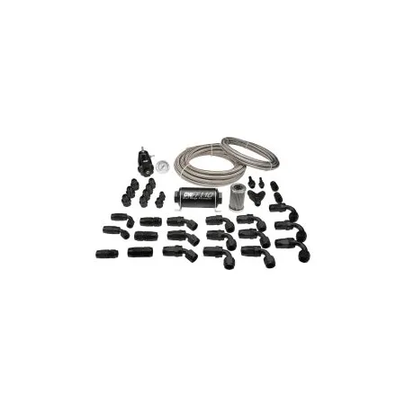 Return Plumbing Kit CPE 8AN Feed with 6AN Return DeatschWerks for Toyota Supra A90 / BMW M3 / M4