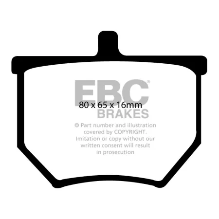 DP4040R Klocki hamulcowe YELLOWSTUFF EBC Brakes LIGHT CAR COMPANY Rocket