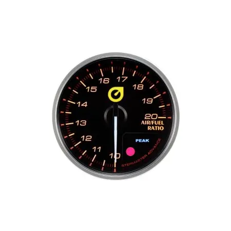 Wskaźnik New Auto Gauge AFR 52mm bursztynowy
