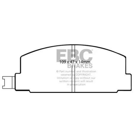 DP469 Klocki hamulcowe ULTIMAX2 EBC Brakes Subaru Leone Series 2 AF2 Leone Series 2 AB2 Leone Series 2 AW2 Leone Series 2 AB3 Leone Series 2 AM2 Leone