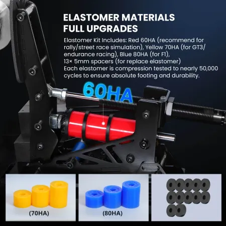 Pedalbox Pedały SIMSONN Pro X Ultra Sim Pedały RGB Simracing Symulator