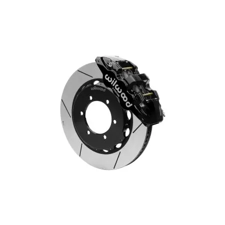 Wilwood 140-15525 AERO6 Big Brake Truck Przedni zestaw hamulcowy czarny Nissan Patrol Y61 1997-2018
