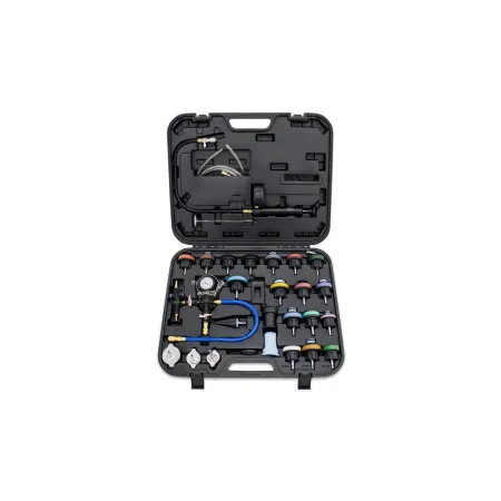 Zestaw do sprawdzania ciśnienia oraz szczelności układu chłodzenia i dolotowego Mishimoto 28szt