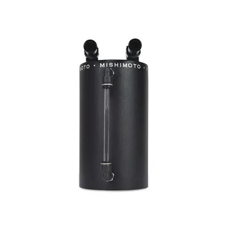 Mishimoto Aluminum Oil Catch Can - Large Wrinkle Black