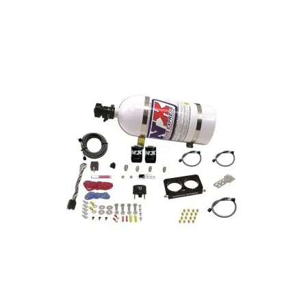 4 Valve Nitrous Plate System-Stock Throttle Body with 10Lb Bottle for Ford Nitrous Express NX 20950D-10
