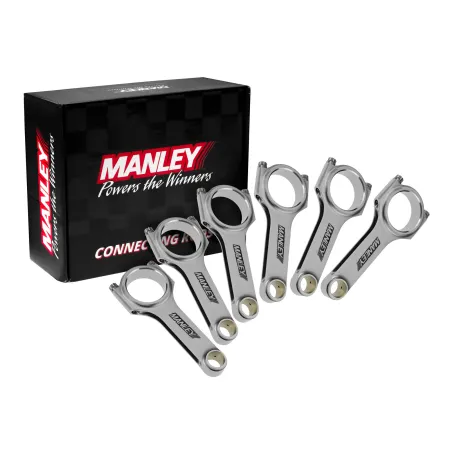 Korbowody Manley 14028-6 H-beam Nissan 2.6 Skyline RB25DE(T) / RB26DETT , Skyline 2.5 RB25DET
