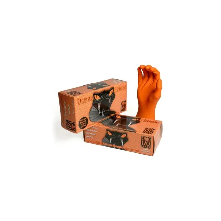 ORANGE MAMBA Nitrile Gloves SIZE S