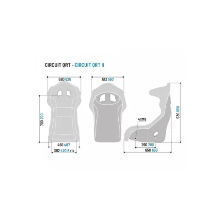 Sparco Seat Circuit II QRT FIA Approved 8855-1999 up to 2029