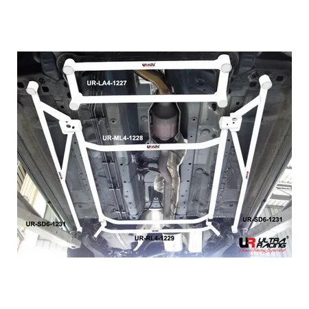 Rozpórka podłogi (Floor Bars) Ultra Racing Nissan X Trail 2.0 08+