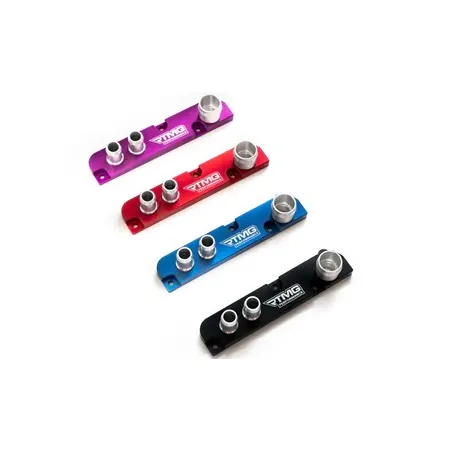 PCV Valve Cover Breather Adapter with Vacuum Adapter Purple RTMG Perfrormance for 2.0 TFSI