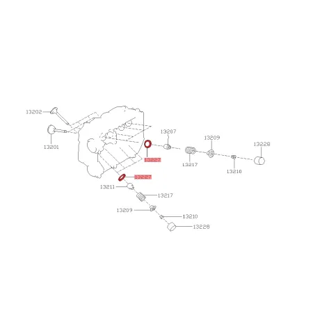 Talerzyk sprężyny zaworowej 13227AA070 Subaru EJ20 EJ25