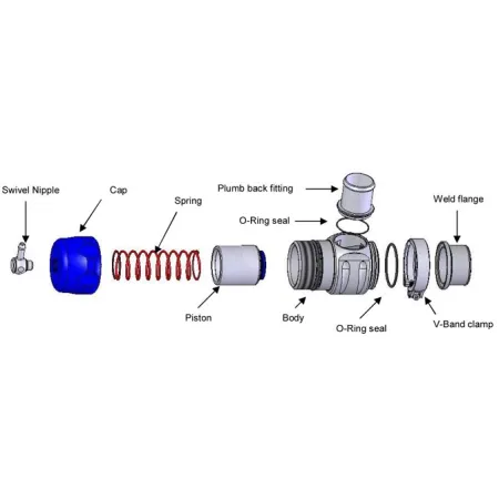 Zawór blow off BOV Turbosmart TS-0205-1262 Plumb Back 32mm