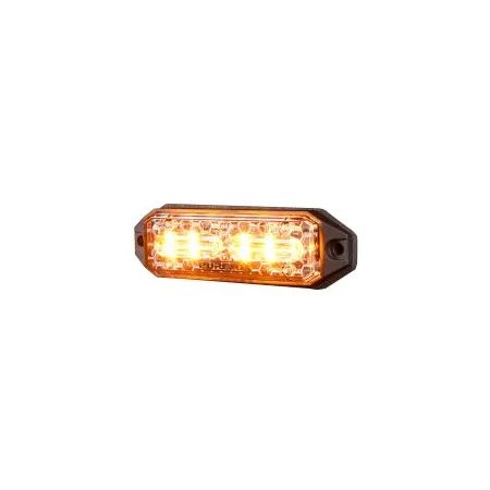 Lampa Ostrzegawcza Kogut LED Purelux Strobe HD 12V 24V 98mm 15W