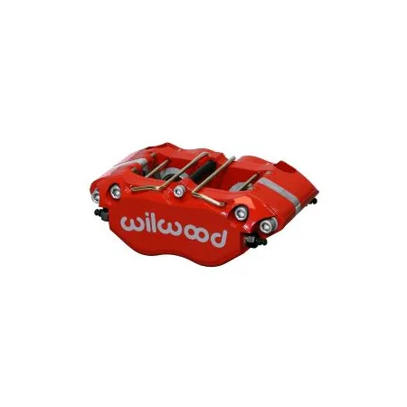 Uniwersalny zacisk hamulcowy 4 tłoczkowy Wilwood 120-14091 Narrow Dynapro czerwony