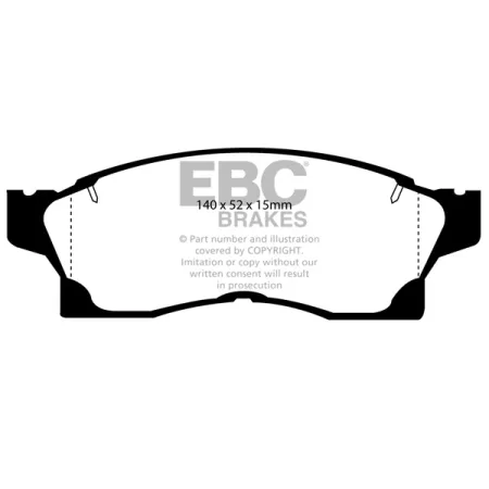 DP3936C Klocki hamulcowe REDSTUFF EBC Brakes Toyota MR2