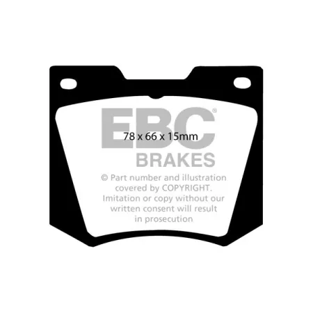 DP258 Klocki hamulcowe ULTIMAX2 EBC Brakes
