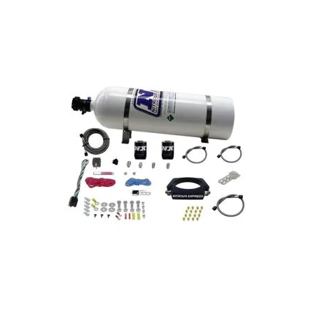 LS 102mm Plate System with 15Lb Bottle for GM Vehicles Nitrous Express NX 20933-15