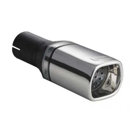 Uniwersalna końcówka tłumika prostokątna 80×65mm długość 120mm średnica montażowa 45mm