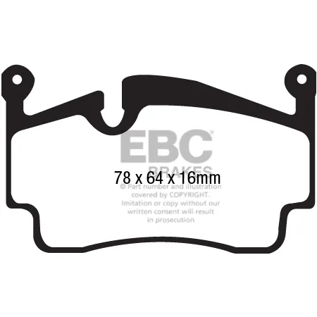 DP42216R Klocki hamulcowe YELLOWSTUFF EBC Brakes