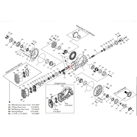 Winters Roller Łożysko wałeczkowe przednie zębnika 7331