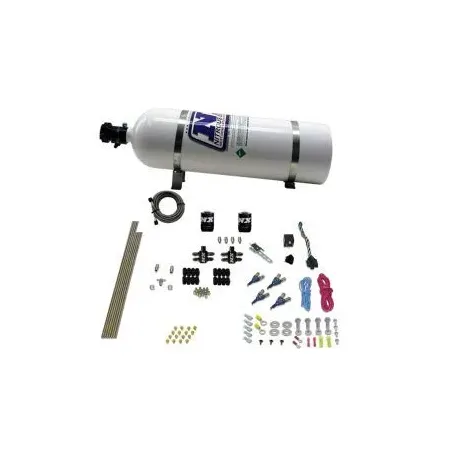 4-Cyl Direct Port Nitrous System EFI Gasoline (100-150-250Hp) 15LB Nitrous Express NX 80004EFI-15