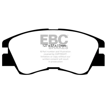 DP716 Klocki hamulcowe ULTIMAX2 EBC Brakes Mitsubishi Delica Pajero Shogun Mitsubishi COMMERCIAL L 300 Minibus Strada Minibus P23W L 200 8696