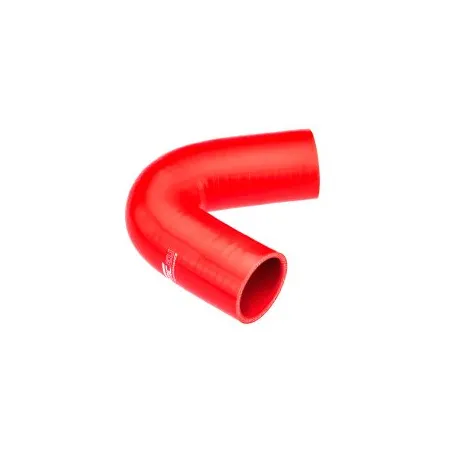 Kolanko silikonowe 135' 48mm Czerwony