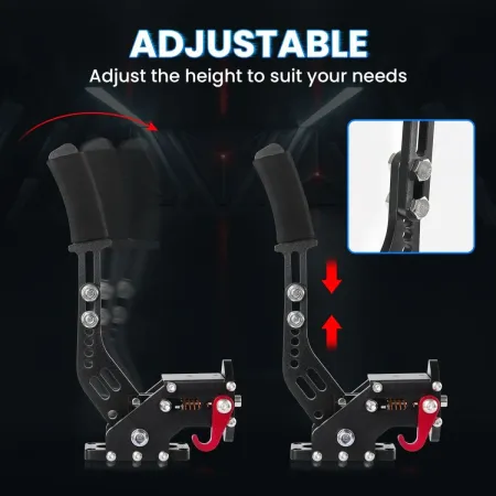 Hamulec Ręczny z czujnikiem Hall'a SIMSONN Symulator Simracing - Czerwony