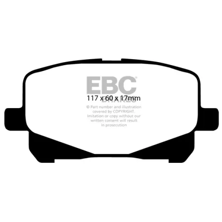 DP1399 Klocki hamulcowe ULTIMAX2 EBC Brakes Toyota Estima Lucida Previa