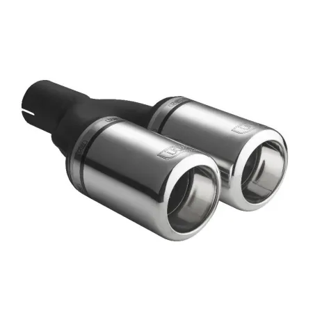 Uniwersalna końcówka tłumika okrągła 80mm długość 200mm średnica montażowa 60mm