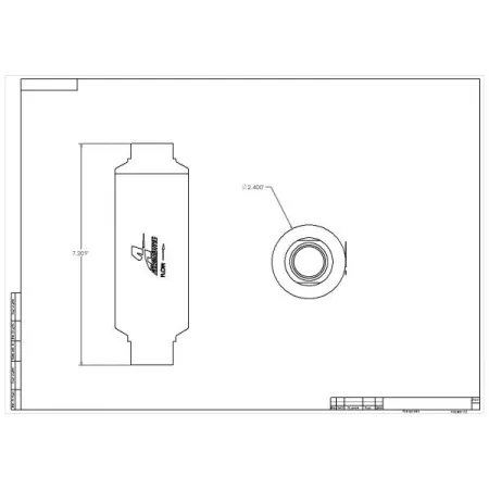Filtr paliwa Aeromotive 12339 10 Micron ORB-12