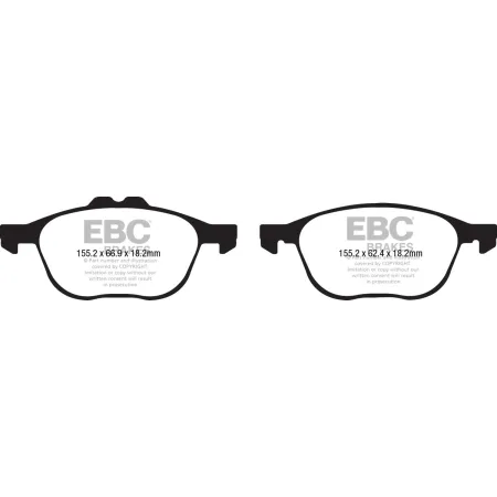 DP42194R Klocki hamulcowe YELLOWSTUFF EBC Brakes Ford Kuga Mk2 Tourneo Connect