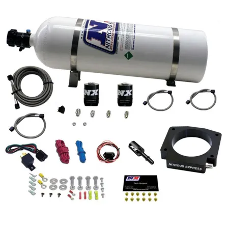 Nitrous Plate System with 15Lb Bottle for Ford Mustang GT350 Nitrous Express NX 20953-15