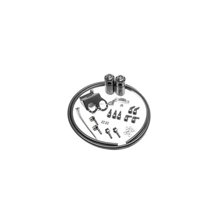 Dual Catch Can Kit CCV Fluid Lock Radium Engineering for Chevrolet Corvette LT1 2014-2019