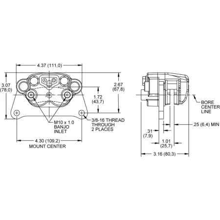 Uniwersalny zacisk hamulcowy 2 tłoczkowy Wilwood 120-11644 SC10
