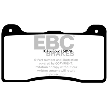 DP4039R Klocki hamulcowe YELLOWSTUFF EBC Brakes