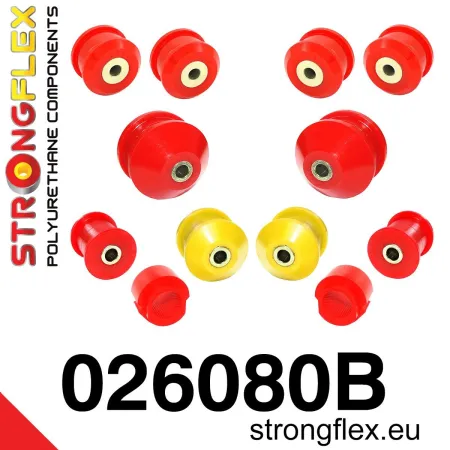 026080B: Zestaw poliuretanowy zawieszenia przedniego Audi A4