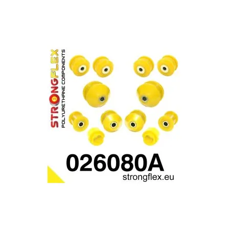 026080A: Zestaw poliuretanowy zawieszenia przedniego SPORT Audi A4