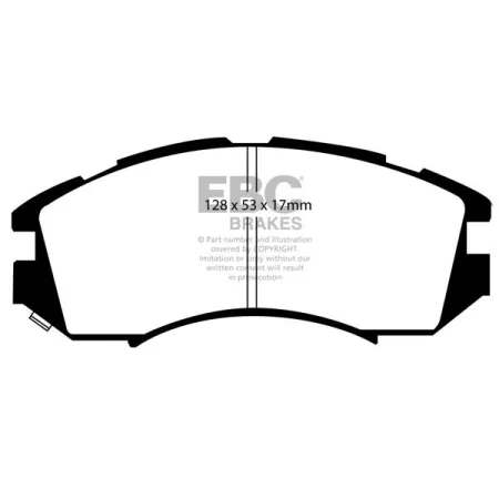 DP3819C Klocki hamulcowe REDSTUFF EBC Brakes Subaru Impreza Legacy