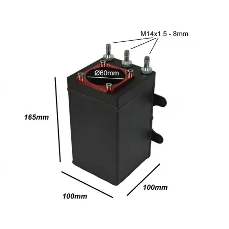 Swirl pot z gniazdem na pompę 1,3l