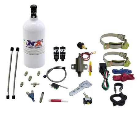 Single Cylinder Piranha System with 2.5Lb Bottle Nitrous Express NX 60011P