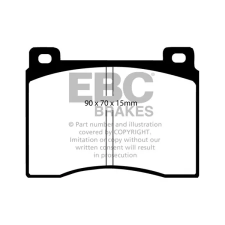DP634 Klocki hamulcowe ULTIMAX2 EBC Brakes Skoda TATRA 613 Microbus RS