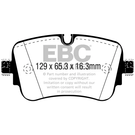 DP22299 Klocki hamulcowe GREENSTUFF EBC Brakes Audi A6 quattro C8 A6 quattro Avant C8 A6 allroad quattro C8 A7 quattro 4G9 A8 quattro D5