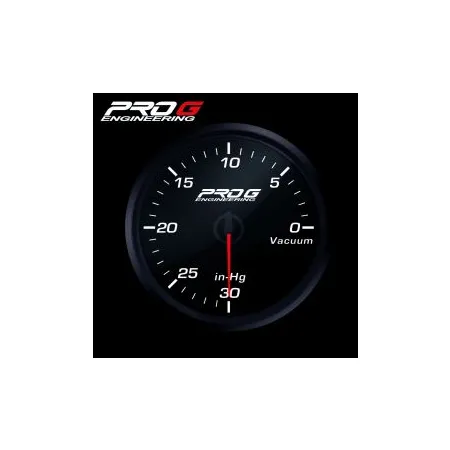 Wskaźnik Pro G Race Series RC, Podciśnienia WHITE 52mm