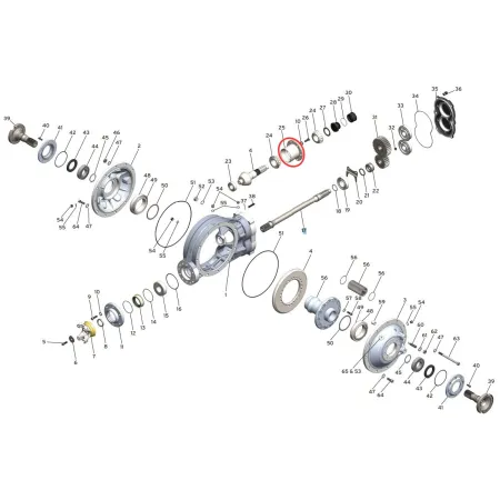 Winters Kołnierz łożyska zębnika 7528